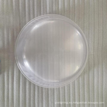 Cubierta de lámpara de plástico de extrusión de PC acrílica transparente